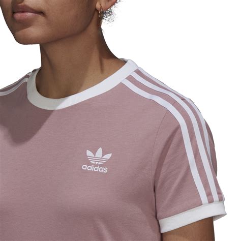 adidas 3 streifen shirt damen weinrot|adicolor Classics 3.